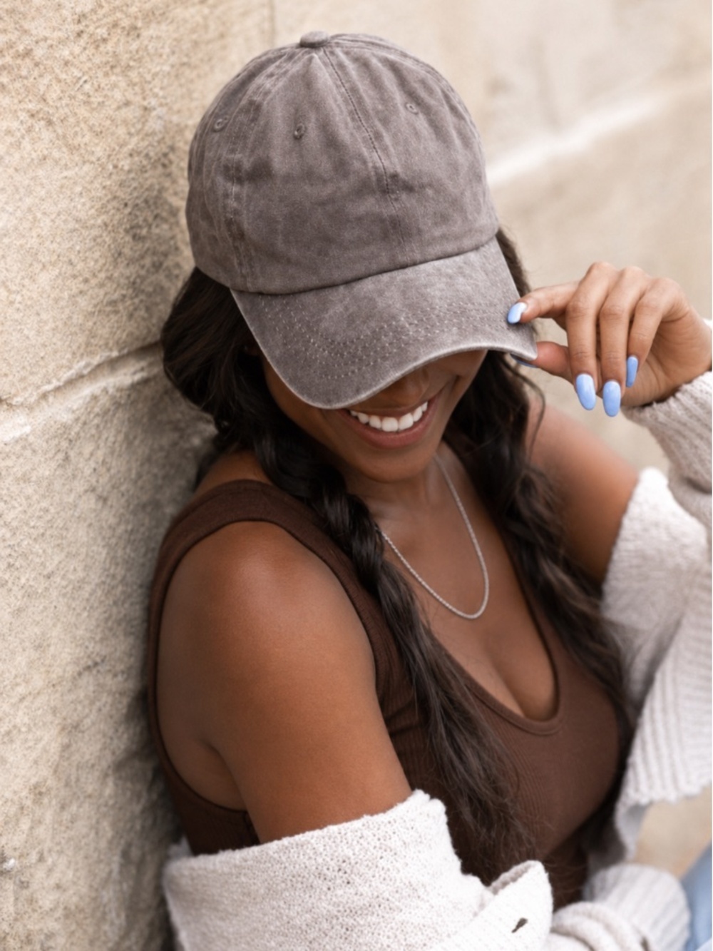 Cocoa Mineral Washed Ball Cap